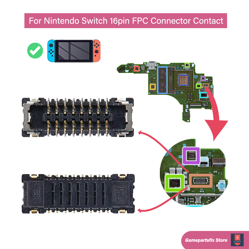 Gaming Console Nintendo - 5/10 szt. Złącze Flex FPC czytnika