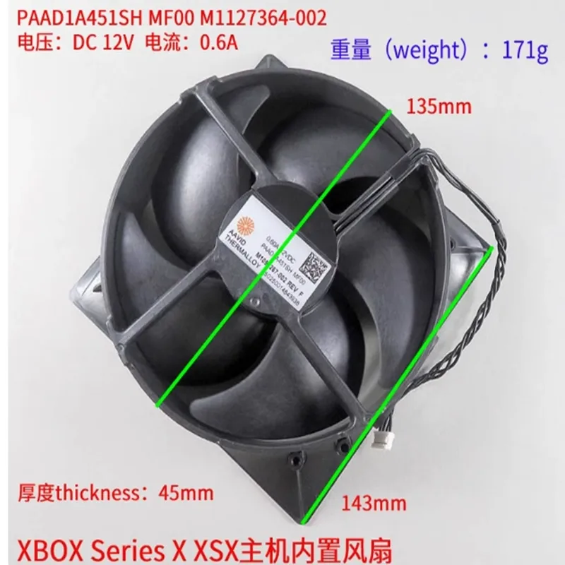 Console Cooling Fan - Wymienny wentylator chłodzący do konsoli Xbox