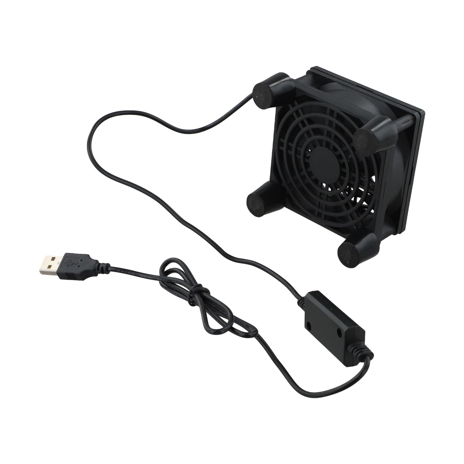 Gaming Console Cabinet - Wentylator chłodzący USB 80mm 5V, cichy,