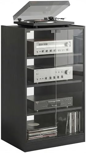 Gaming Console Cabinet - Szafka na sprzęt multimedialny, 4-poziomowa szafka