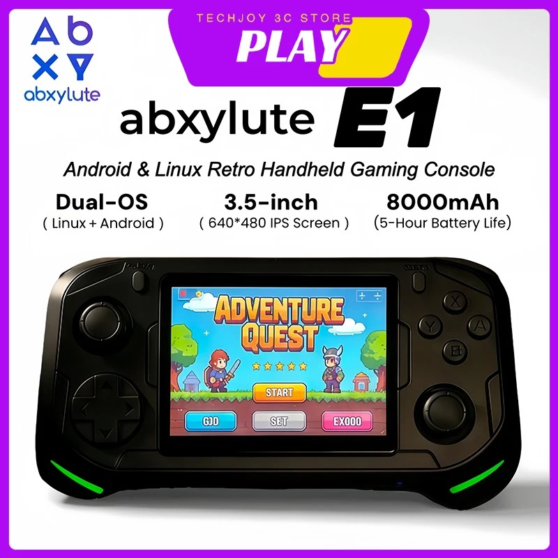 Gaming Console Os - Abxylute E1 Przenośna Konsola do Gier
