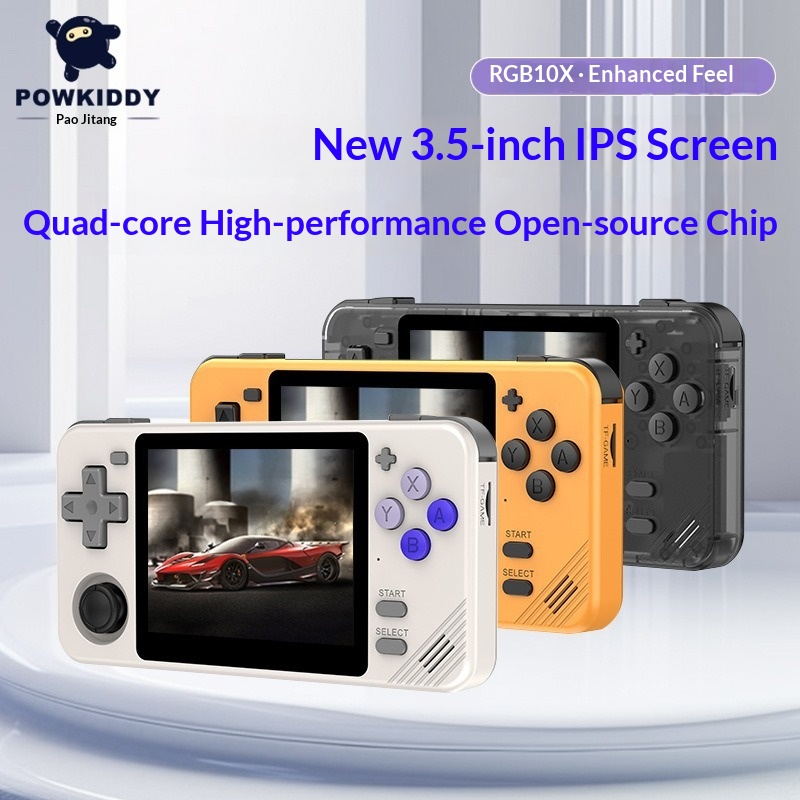 Gaming Console Os - Konsola retro Powkiddy RGB10X z systemem