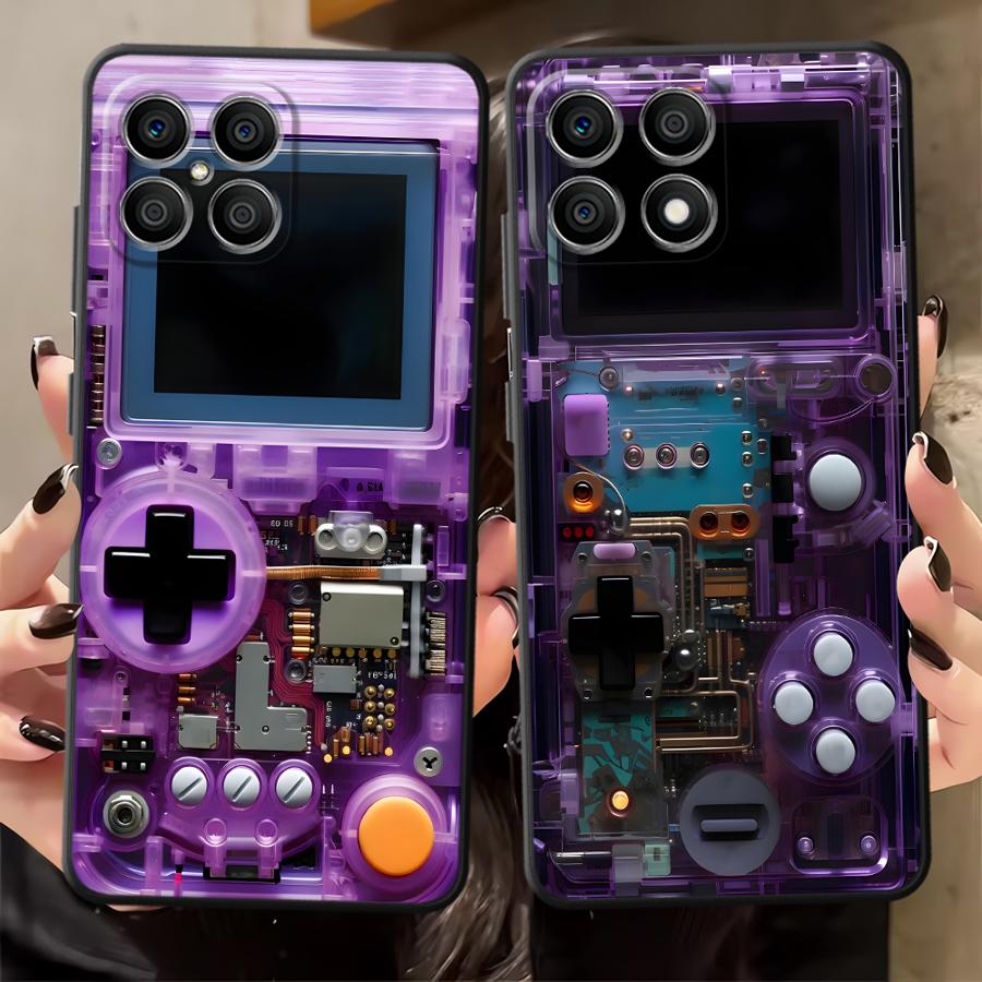 Gaming Console X6 - Fioletowe etui na konsolę do gier