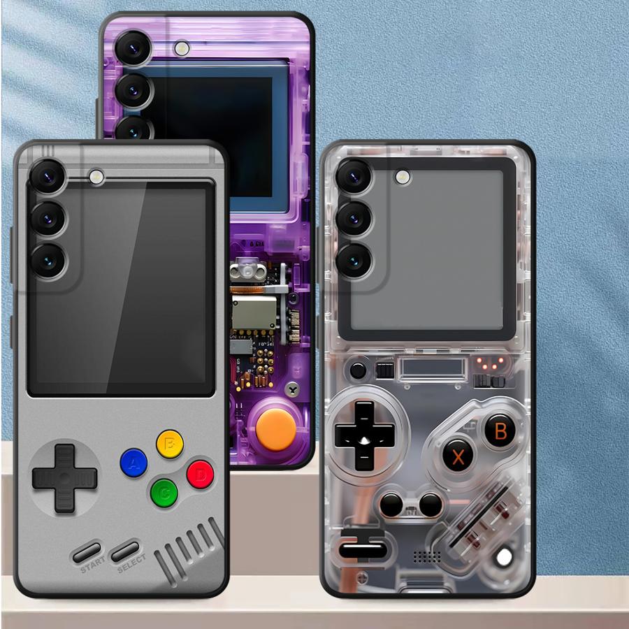 Gaming Console For Phone - Fioletowe etui na telefon z motywem