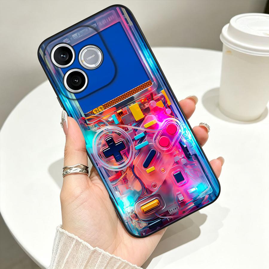 Gaming Console X6 - Kolorowe etui na telefon w stylu