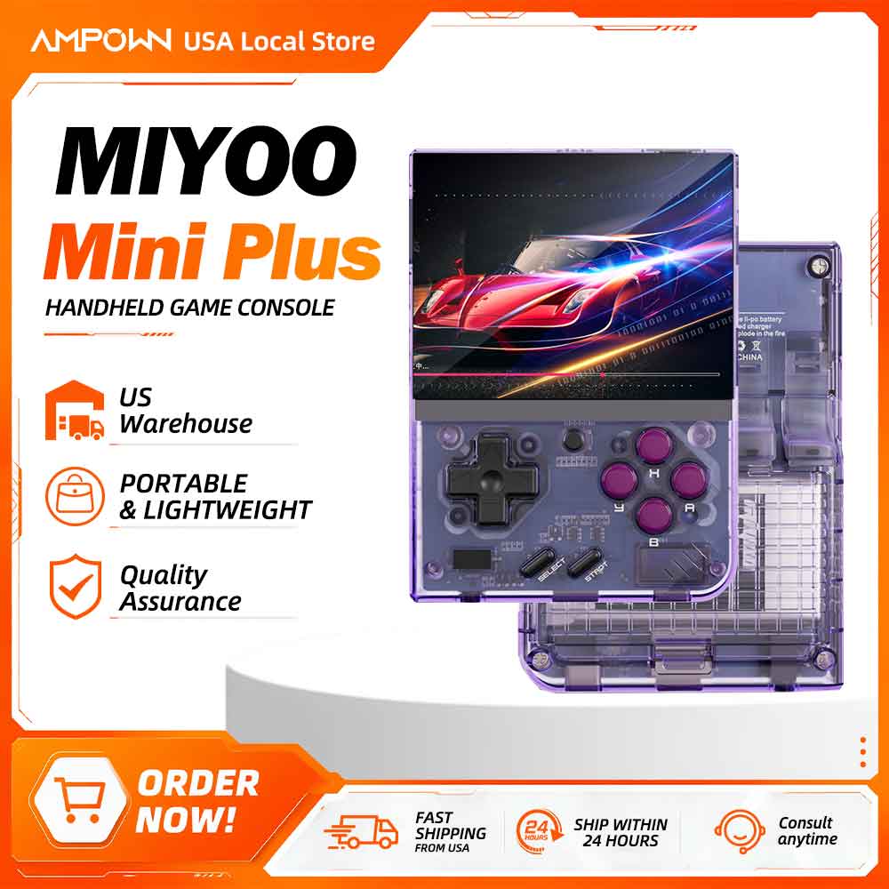 Gaming Console Retro Handheld - Konsola retro Miyoo Mini+ z ekranem