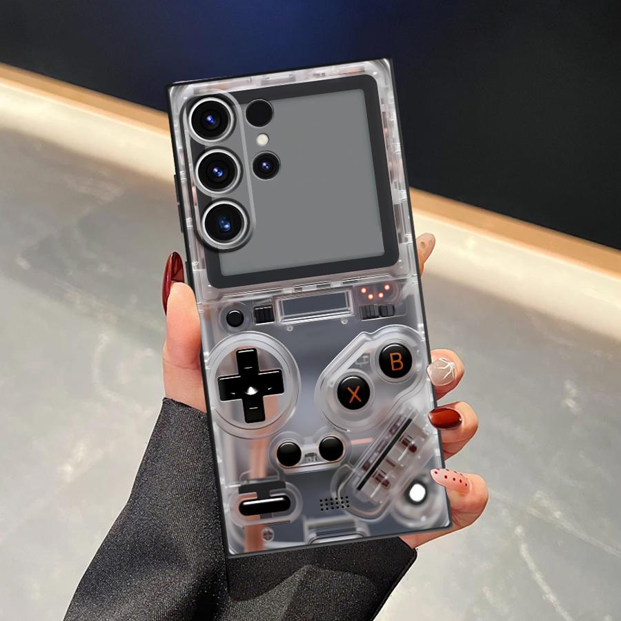Gaming Console Logo - Fioletowe etui na telefon w stylu