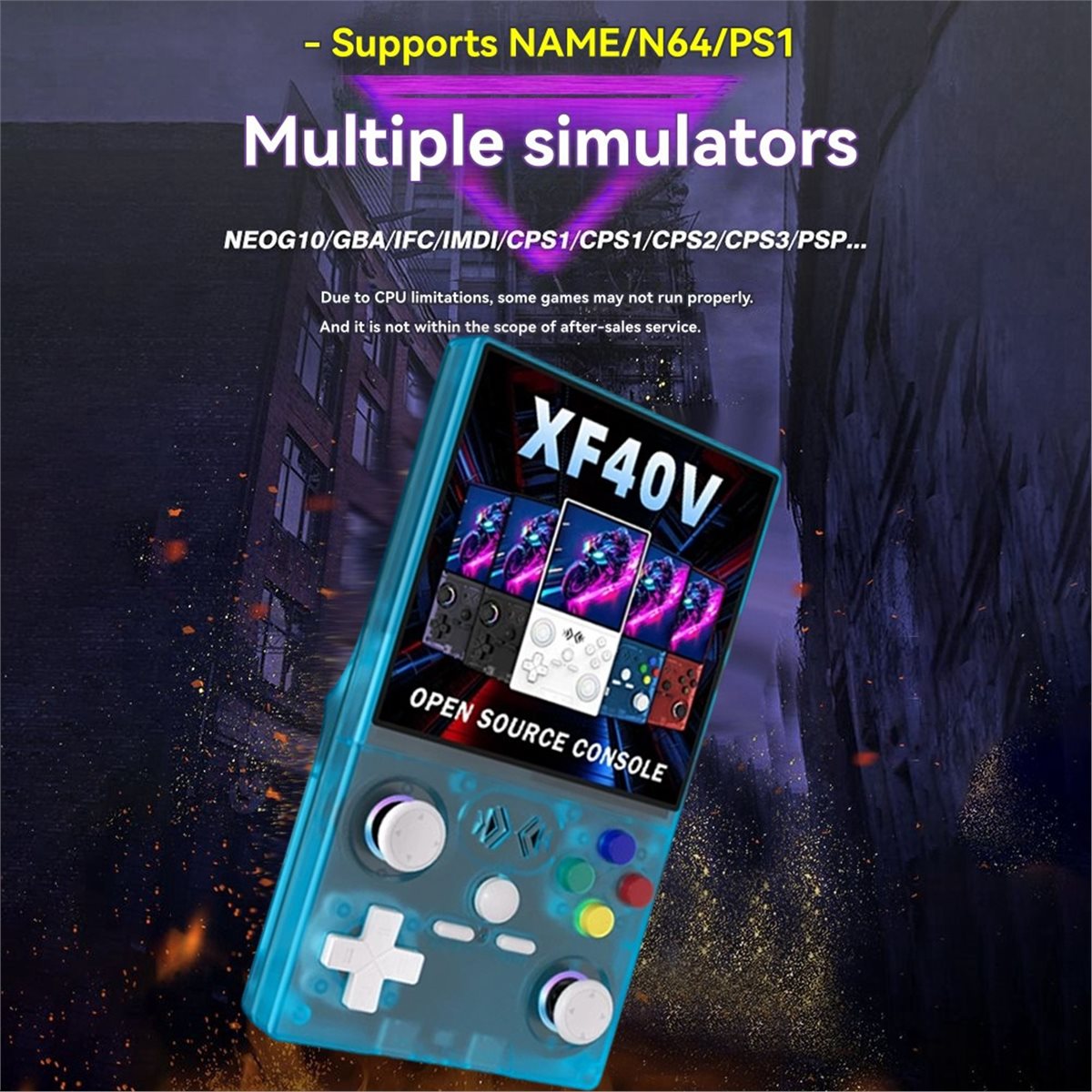Gaming Console Handheld Retro - A86G NOWA KONSOLA PRZENOŚNA XF40V Retro