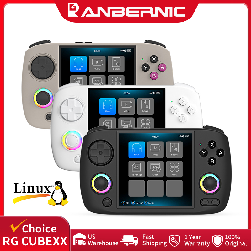 Gaming Console Handheld Retro - ANBERNIC RG CubeXX Przenośna Konsola do