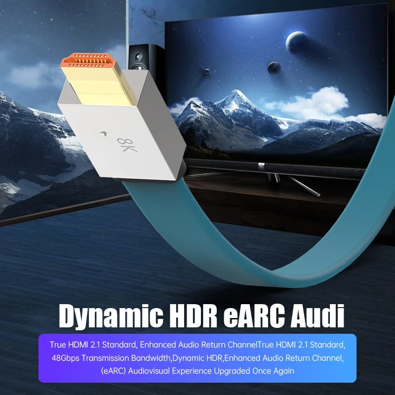 Kabel HDMI 2.1 48Gbps 8K@60Hz  – Hdmi Cable 2.1 recenzja i cena
