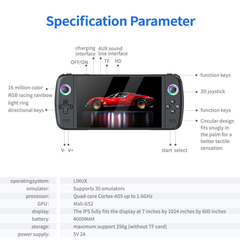 Nowa konsola do gier przenośna – Gaming Console Retro Handheld recenzja i cena
