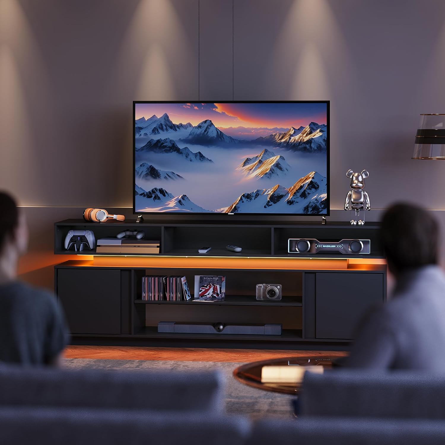 Nowoczesny stolik pod telewizo – Gaming Console Cabinet recenzja i cena