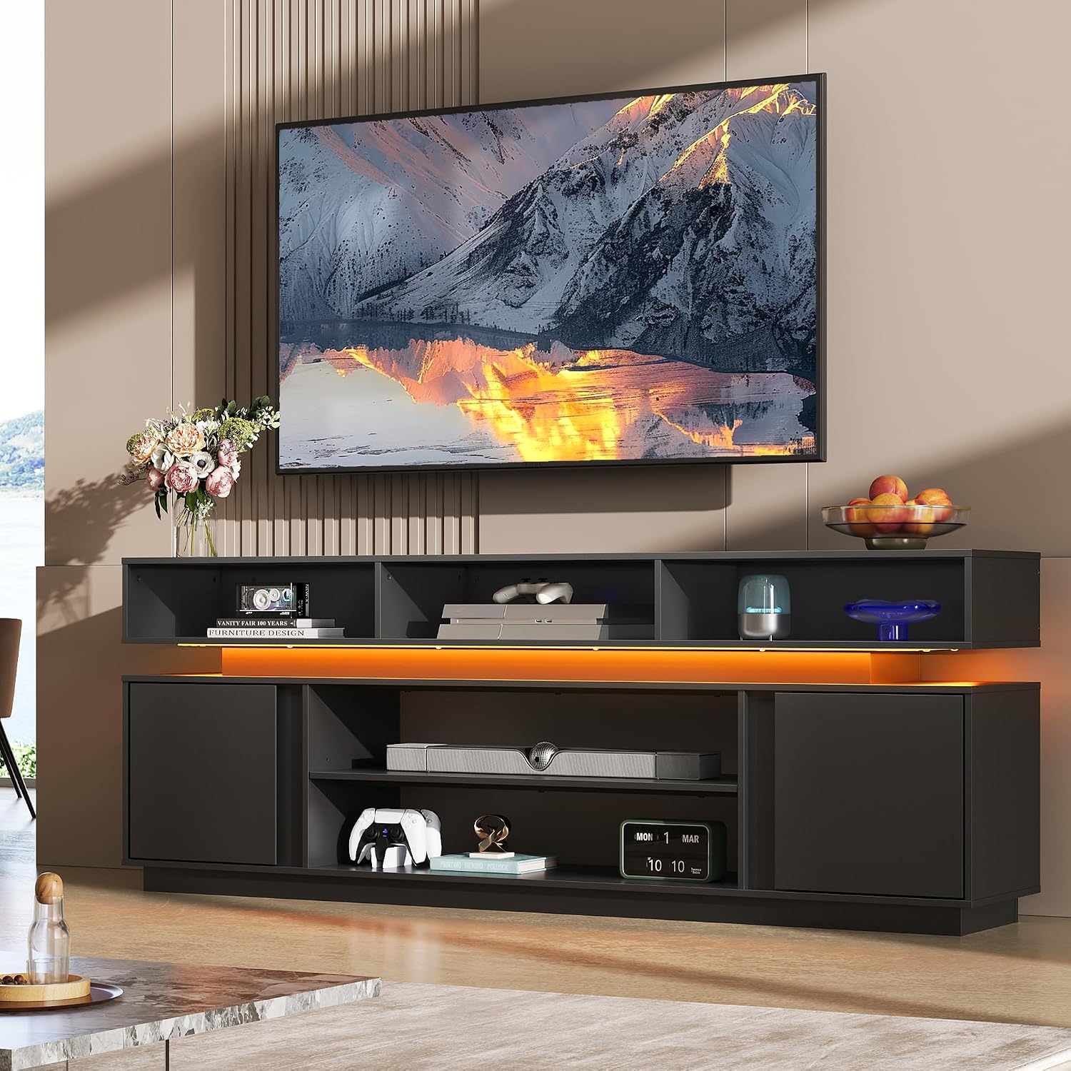 Nowoczesny stolik pod telewizo – Gaming Console Cabinet recenzja i cena