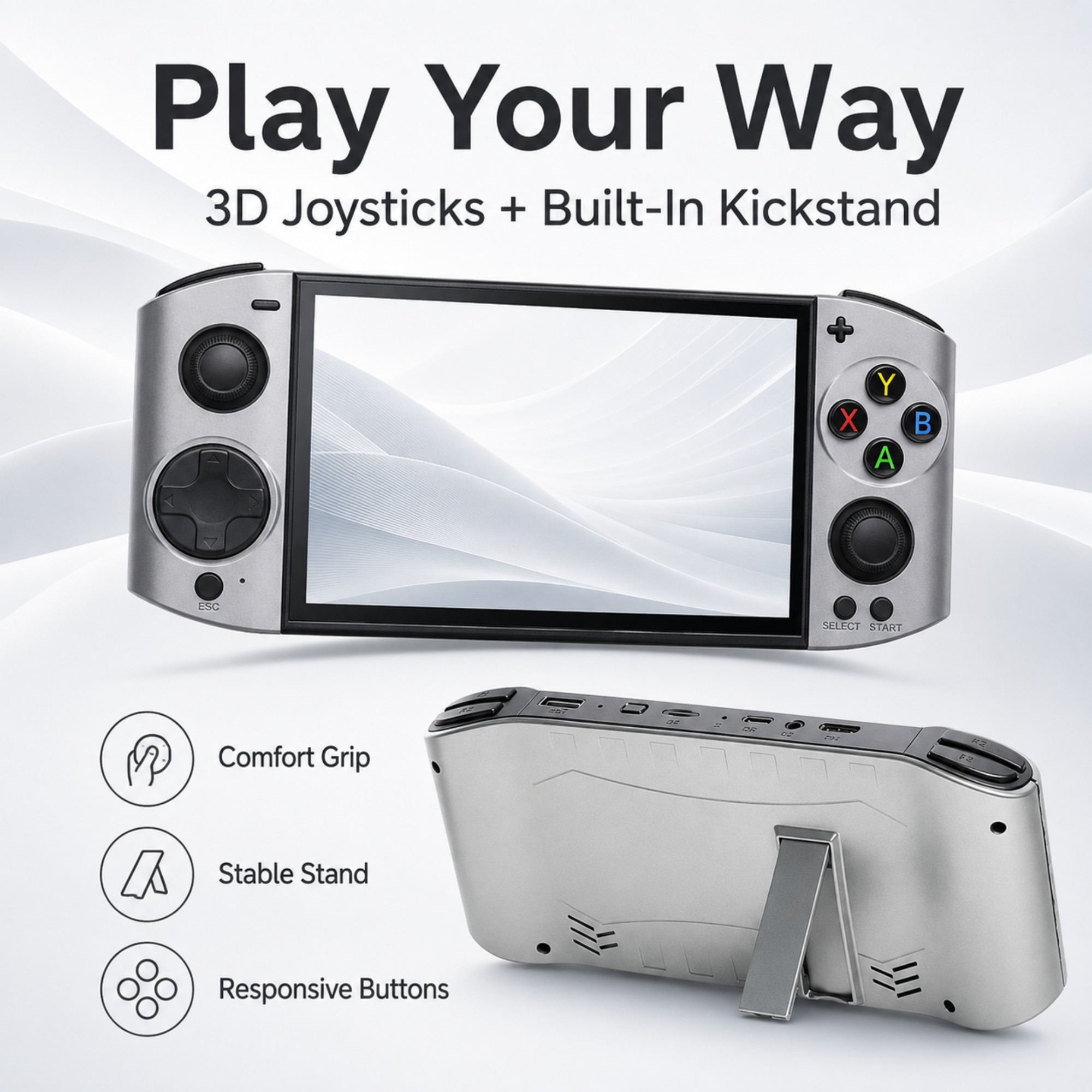 09 Ultra 5.1-calowa przenośna  – Gaming Console Os recenzja i cena