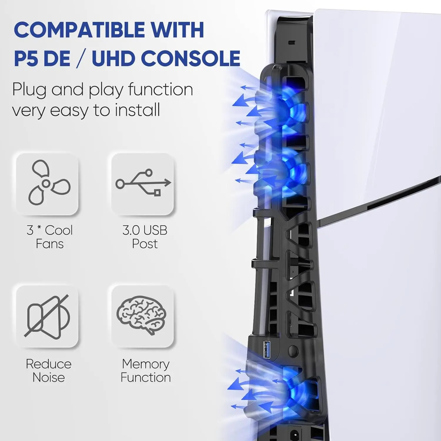 Wentylator chłodzący z 3 ustaw – Console Cooling Fan recenzja i cena