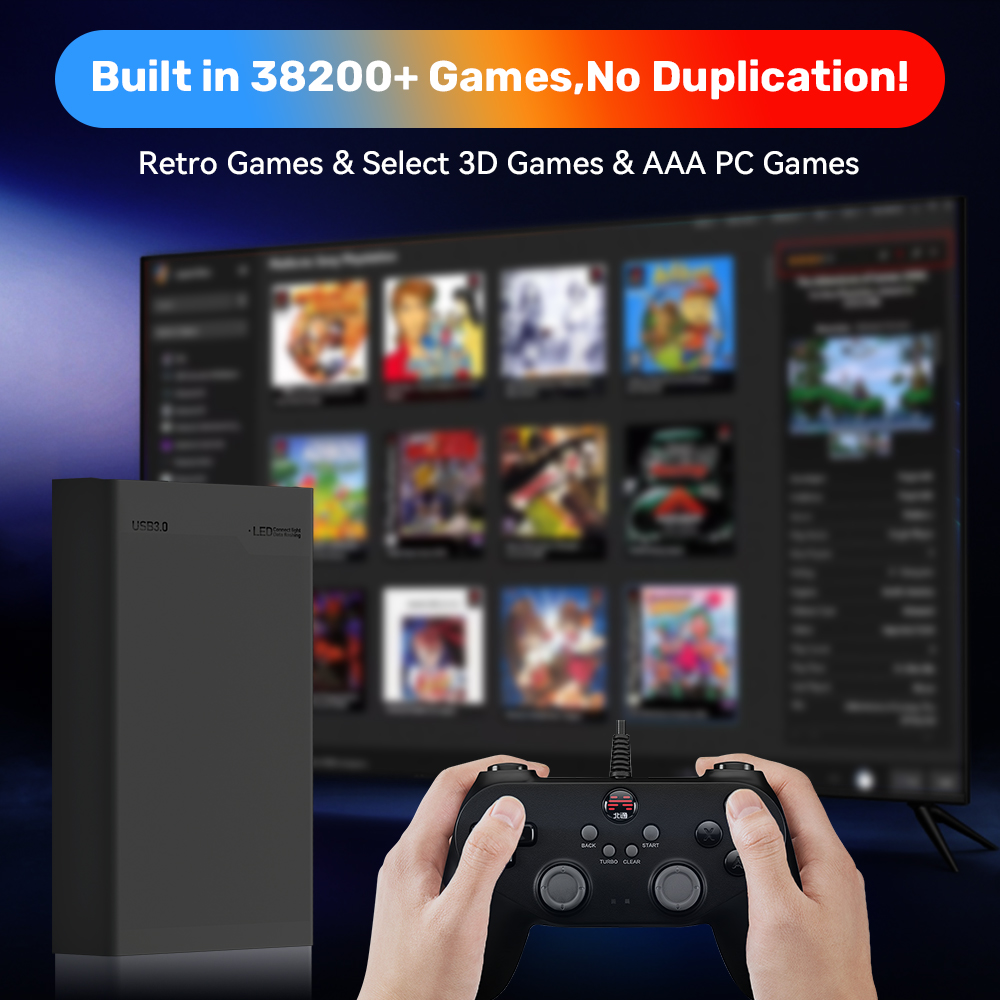 500 GB dysk twardy do gier Ret – Gaming Console Os recenzja i cena