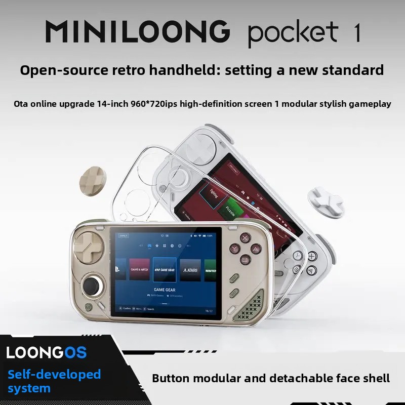 MINILOONG POCKET 1 Retro Przen – Gaming Console Os recenzja i cena