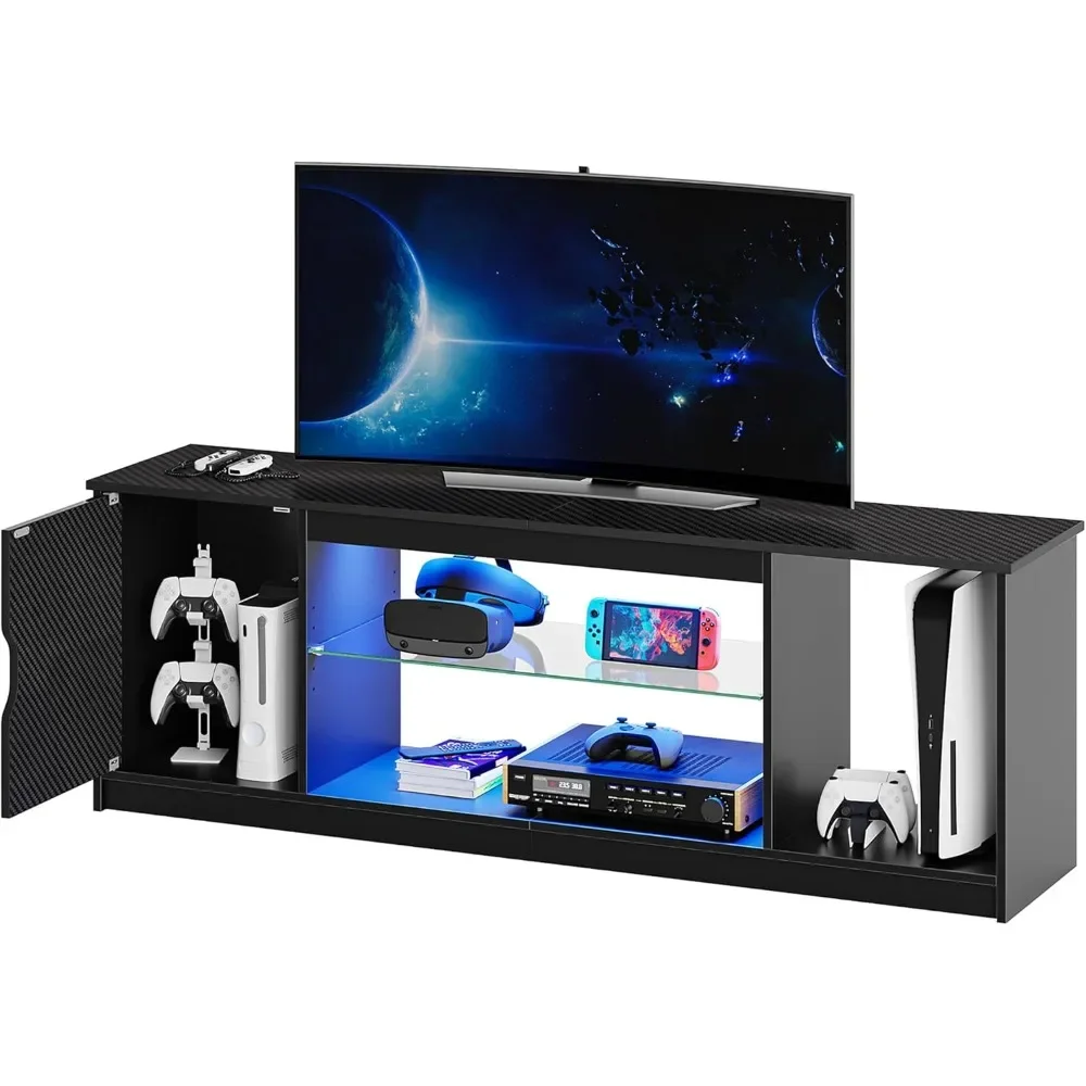 Bestier LED Entertainment Cent – Gaming Console Cabinet recenzja i cena
