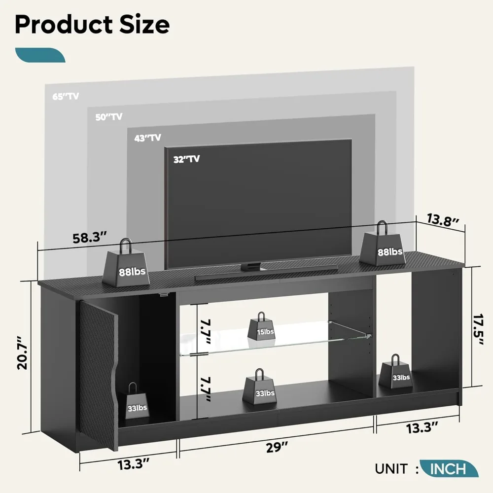 Bestier LED Entertainment Cent – Gaming Console Cabinet recenzja i cena