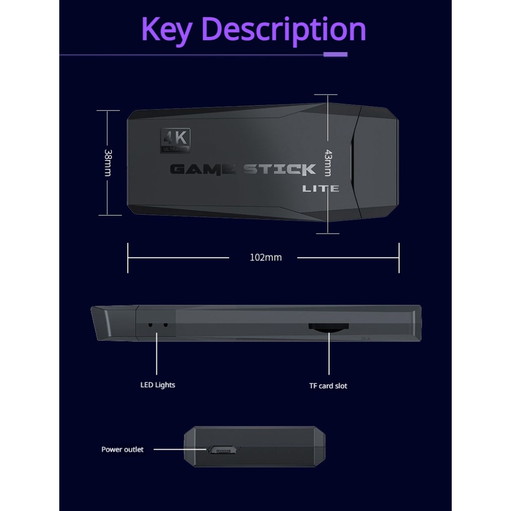 Przenośna konsola do gier retr – Gaming Console For Sale recenzja i cena