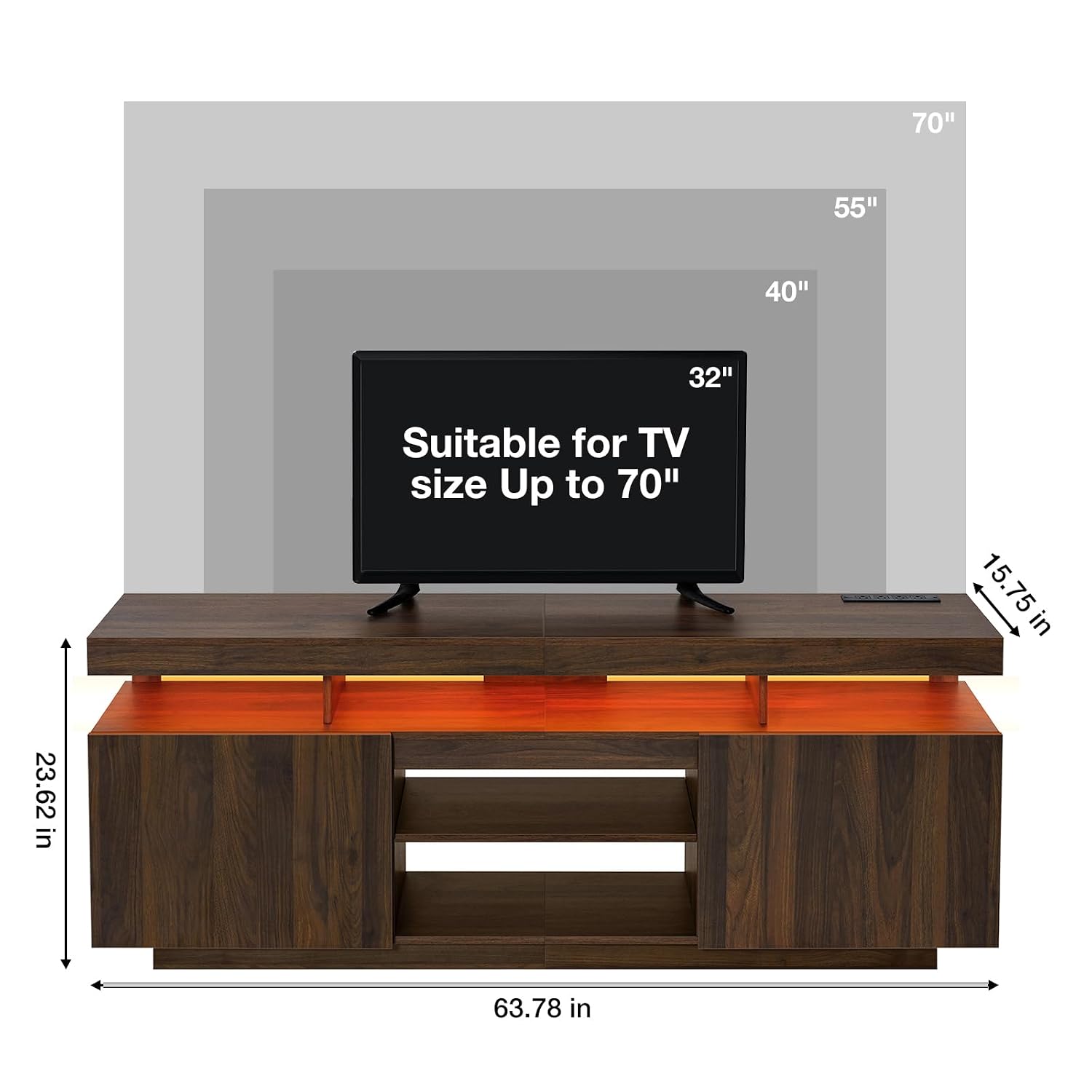 Szafka pod telewizor LED z gni – Gaming Console Cabinet recenzja i cena