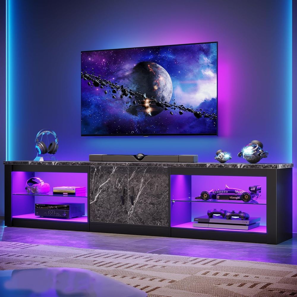 Stojak pod telewizor 80 cali l – Gaming Console Cabinet recenzja i cena