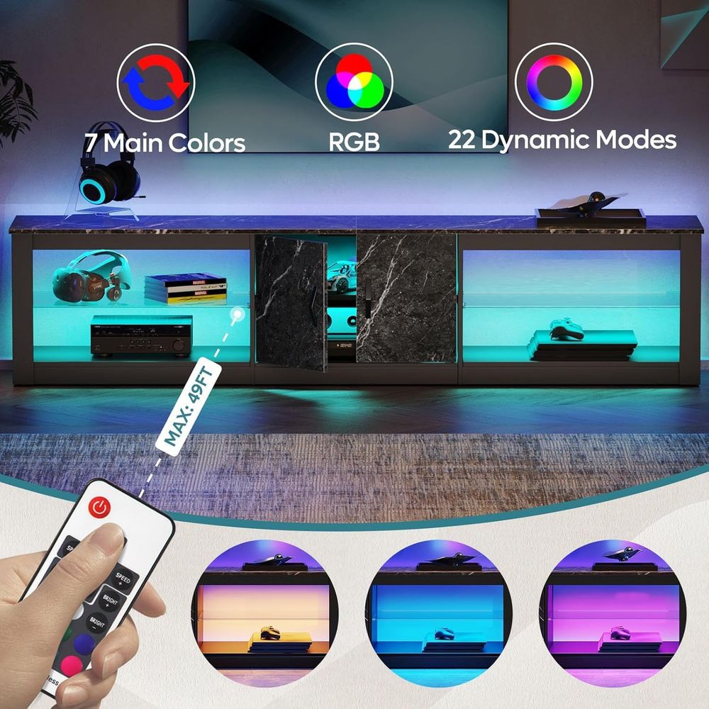 Stojak pod telewizor 80 cali l – Gaming Console Cabinet recenzja i cena