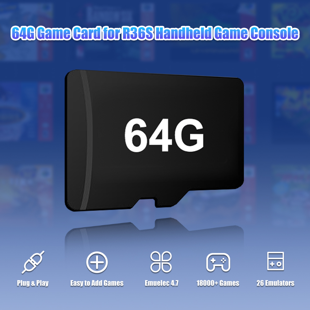 Karta TF 64G do konsoli retro  – Gaming Console Handheld Retro recenzja i cena