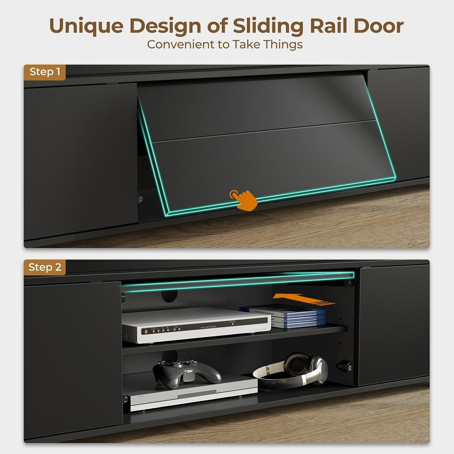 Szafka RTV z gniazdem zasilani – Gaming Console Cabinet recenzja i cena