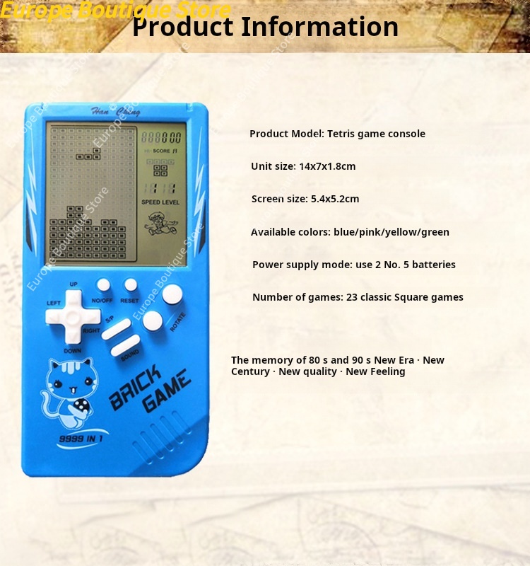 Duża Konsola Przenośna dla Dzi – Gaming Console Handheld Retro recenzja i cena
