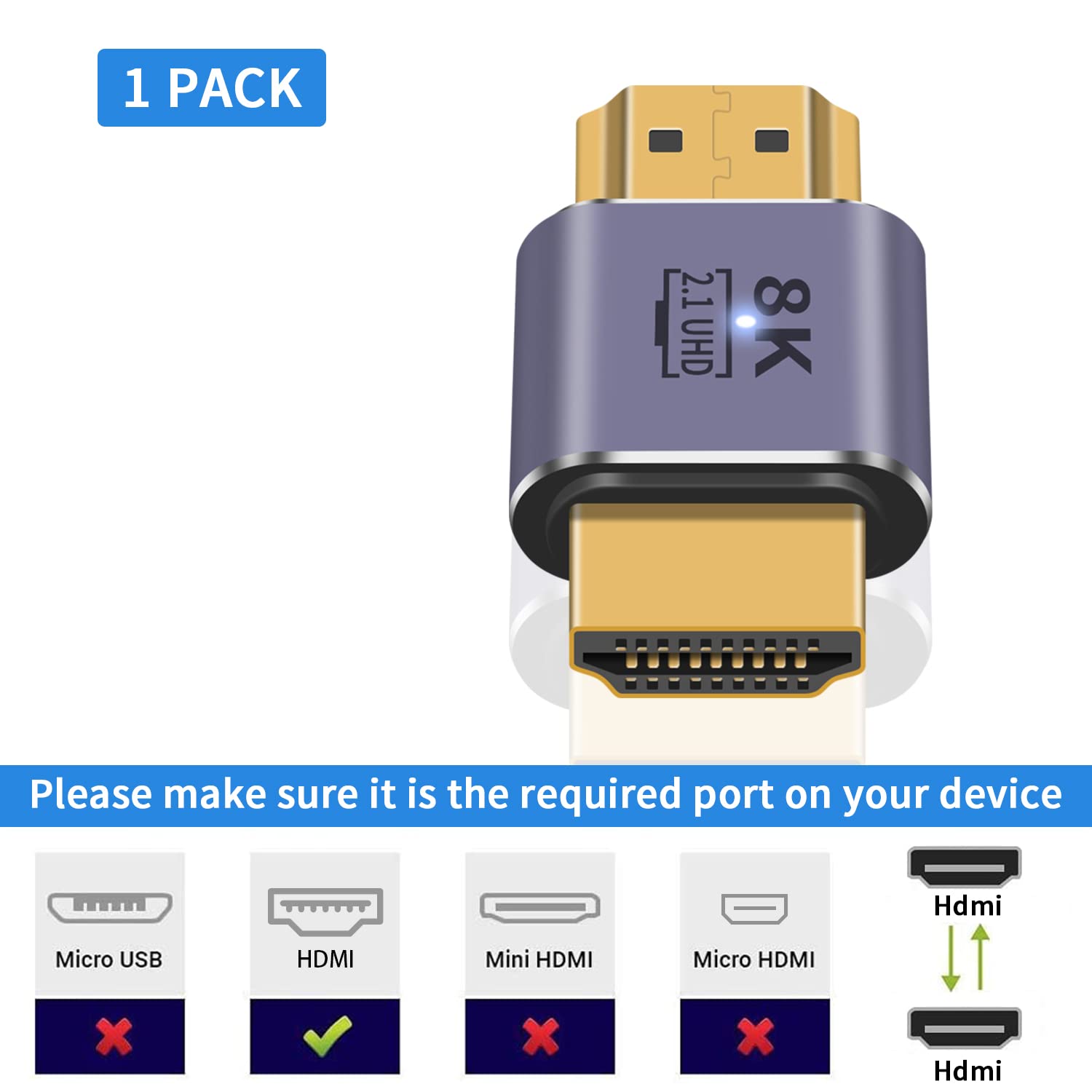 Adapter HDMI męski-męski 8K, a – Hdmi Cable 2.1 recenzja i cena