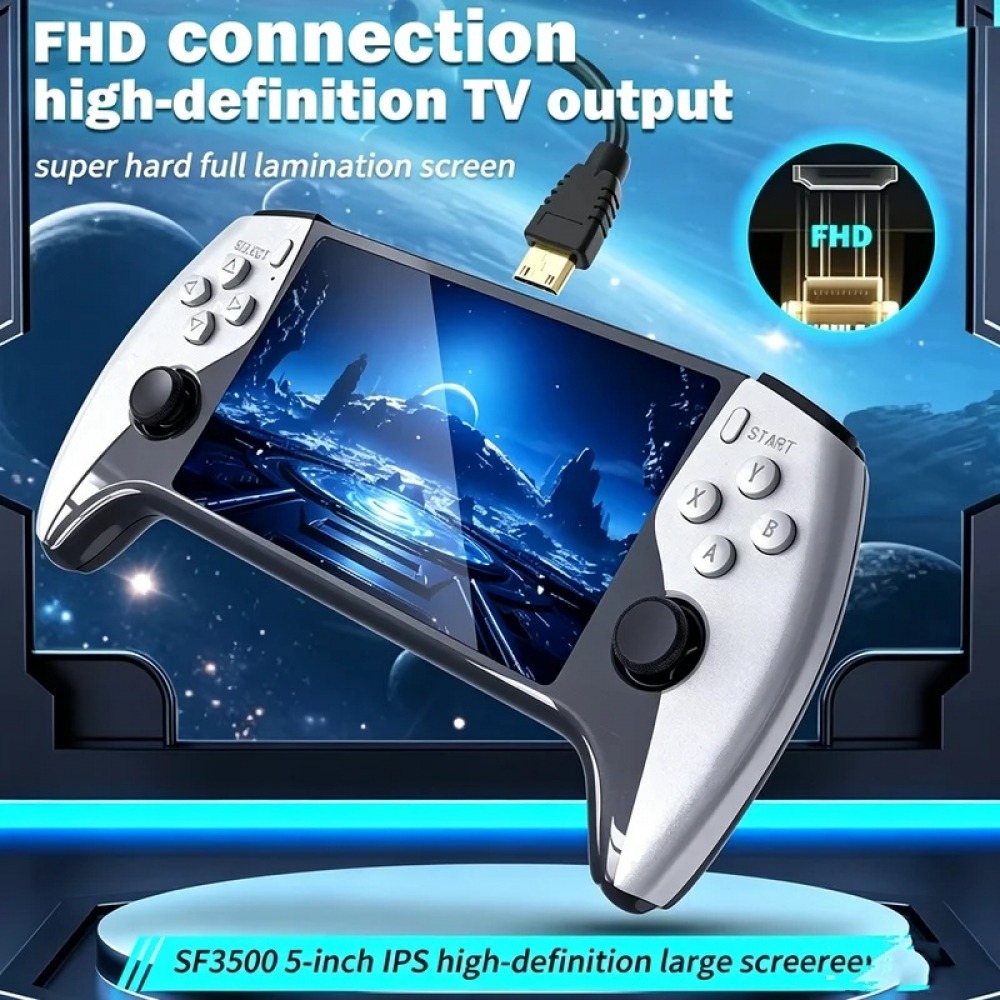 Konsola przenośna SF3500 5 cal – Gaming Console Handheld Retro recenzja i cena